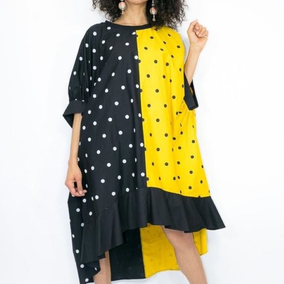 Dresses & Skirts - SOLD SOLD🛍🛍🛍Polka Dot High/Low Dress